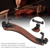 AMZZ Maple Wood Violin Shoulder Rest for 4/4 and 3/4 Violins, Collapsible and Height Adjustable, Fits 3/4 to 4/4 Violins and 12-13" Violas, Comfortable for Better Playing Experience.