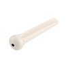 Metallor Acoustic Guitar Bridge Pins String Peg Guitar Parts Replacement Pack of 6 Pieces White with Black Dot.