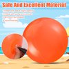 Yinder 24 Pieces Inflatable Beach Ball 6 Inches Mini Beach Balls for New Year Party DIY Ball for Swimming Pool Birthday Party Supplies(Orange)