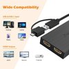 WAVLINK USB 3.0 or USB C to HDMI Adapter for Dual Monitors, Universal Video Graphics Adapter for Mac and Windows, Thunderbolt 3/4, USB 3.0 or USB-C, 1080p@60Hz
