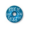 KustomCaps Ride It Like You Stole It 1 1/8" Bicycle Headset Cap (Light Blue)