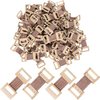 100 Pieces Bandage Clips Only Elastic Bandage Clips Bandage Wrap Clips Stretch Metal Clasps Replaceable Wrap Fastener Clips for Various Types Bandages