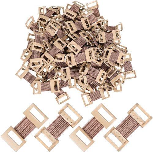 100 Pieces Bandage Clips Only Elastic Bandage Clips Bandage Wrap Clips Stretch Metal Clasps Replaceable Wrap Fastener Clips for Various Types Bandages