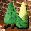 LUOZZY Pine Tree Plush Toy Sofa Cushion Plush Stuffed Plants Kids Creative Present Home Supplies - Green