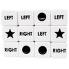 Ahoper Left Right Center Dice Only 12 Dices Left Right Center Dice Game Prime Dice Only（ six Sided ，16mm Standard Size, Easy to Grip）