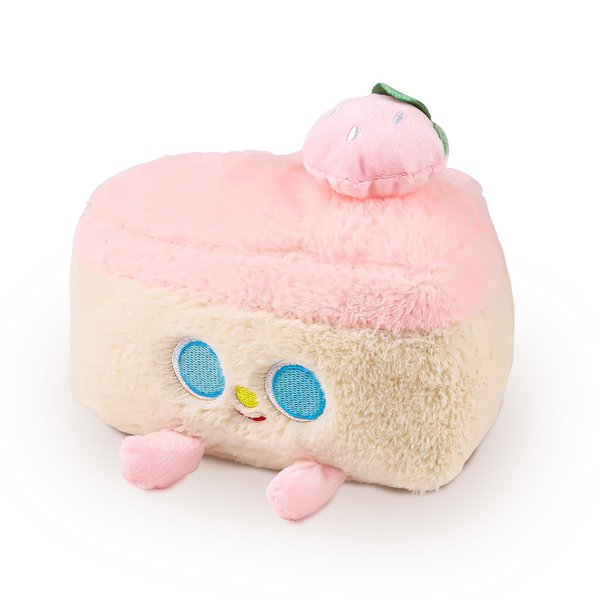 Anboor Big Cake Plush Toys, Jumbo Food Stuffed Toys for Kids Funny Plush Pillows Soft Bread Plushies for Boys Grils