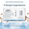 Kirk's Castile Bar Soap Clean Soap for Men, Women & Children| Premium Coconut Oil | Sensitive Skin Formula, Vegan | Original Fresh Scent | 4 oz. Bars - 3 Pack