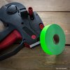 Perco Fluorescent Green Pricing Labels for Monarch 1131 Price Gun - 1 Sleeve, 8 Rolls, 20,000 Price Marking Labels - with Ink Roll Included