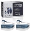 Digital Hearing Aids for Seniors - (Pair of 2) Personal Hearing Enhancement Behind-The-Ear BTE Aid PSAP Sound Amplifier, Rechargeable Digital Hearing Amplifier with All-Day Battery Life, Modern Blue