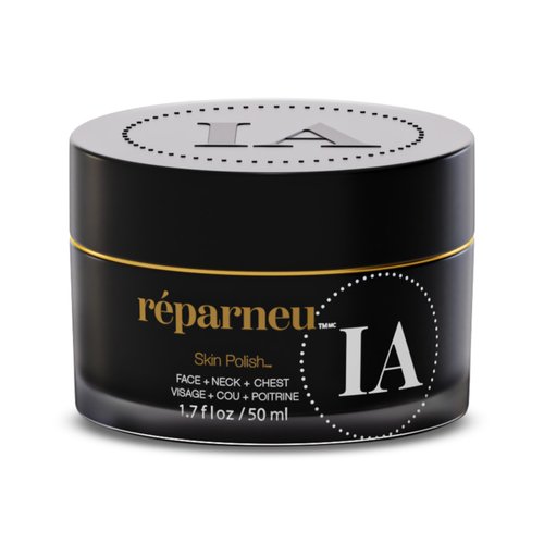 InfiniteAloe réparneu Skin Polish, Face Neck and Chest Microdermabrasion Polish for Rejuvenated Facial Skin - 1.7oz