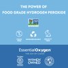 Essential Oxygen Food Grade Hydrogen Peroxide, Natural Cleaner, 3% USP, White, 16 Ounce