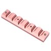 12.1 Dual Uses Lipstick, DIY Lip Balm Maker 2/4/6 Cavity Household Beauty Lipstick Tool, Rose Gold Aluminum Alloy Maker Molding Tool (4 holes)