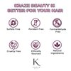 kraze beauty Ceramic Keratin Hair Mask - Hydrating Keratin Hair Treatment for Dry, Damaged Hair and Split Ends - Deep Conditioning Hair Mask Repair for All Hair Types - 16 Fl.Oz