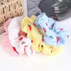 12 Pcs Strawberry Hair Scrunchies Cute Printing Elastic Hair Bands Hair Ties Scrunchy Ponytail Holder Hair Accessories for Women Girls