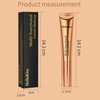 Wismee Liquid Highlighter Beauty Wand, Highlight Stick with Cushion Applicator for Easy Blending Long-lasting and Smooth Shimmer Finish Makeup Stick(#05 Pearl White)