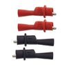 Replacemen Push-on Alligator Clips for Multimeter Test Lead,4 Pcs (4 PCS)