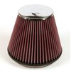 K&N Universal Clamp-On Air Intake Filter: High Performance, Premium, Washable, Replacement Filter: Flange Diameter: 6 In, Filter Height: 6 In, Flange Length: 0.625 In, Shape: Round Tapered, RF-1048