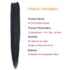 Mayloss 6 Packs/Lot (14/18/24/30) inch 1cm 20 Strands/Pack Thin 3X Box Braid Crochet Hair Extensionin Diameter 3X Synthetic Braid Hair Extensions Crochet Braids Hair Color(24Inch 1)