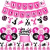 Cheerleading Birthday Party Decorations for Girls Rose Red Black Cheerleader Happy Birthday Banner Cake Topper Balloons We’ve Got Spirit Gymnastic Birthday Party Decorations Supplies