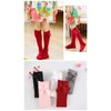 Toptim Little Girl's Knee High Socks Over Calf Kids Overknee Stockings Bow Style 3-12T(Bow2-5Piars)