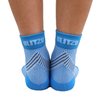 BLITZU Compression Socks for Plantar Fasciitis, Achilles Tendonitis Relief. Ankle Compression Sleeve for Heel Spurs, Foot Swelling, Fatigue & Sprain. Arch Support Brace for Sports, Gym Blue L-XL