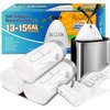 Newest 15 Gallon Trash Bags, Tall Kitchen Garbage Bags 13-15 Gallon Drawstring, Ultra Strong Recyclable Trash Bags Unscented Trash Can Liners For Kitchen and Commercial 30 Count (Pake of 1)