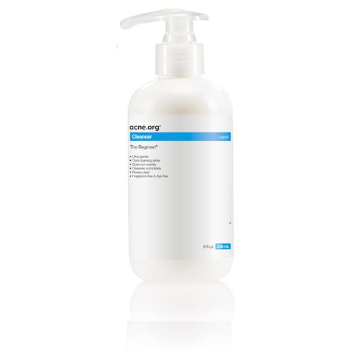 Acne.org Cleanser 8 oz. - Gentle Face Wash for Acne-Prone Skin, Now with Increased Foaming and always pH-Balanced