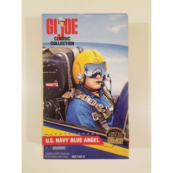 12" GI Joe Classic Collection U.S. Navy Blue Angel Pilot Caucasian Action Figure (1998 Hasbro) by Hasbro
