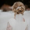 Hapibuy Rose Gold Wedding Hair Comb Pearl Crystal Bridal Hair Accessories For Bride and Bridesmaid