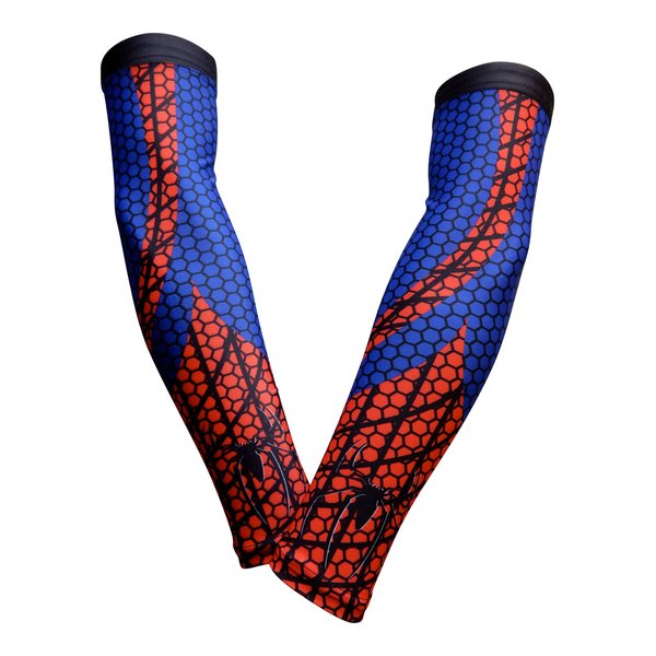 Sports Farm PAIR Compression Elbow Arm Sleeves (ADULT SMALL, SPIDER)