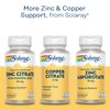 Solaray Zinc + Copper Amino Acid Chelate VCapsules, 100 Count