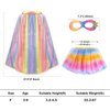 iROLEWIN Toddler Princess Dress-Up Cape for Girls Kids-Superhero-Cape Costume as Fairy Tale Pretend Play Party Gifts Toy Tutu