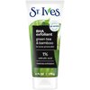 St. Ives Blackhead Clearing Face Scrub, Clears Blackheads & Unclogs Pores, Green Tea & Bamboo, Salicylic Acid Acne Treatment Facial Scrub, Moderate Exfoliator Skin Care with Natural Exfoliants 6 oz
