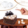 20 Pieces Mini Coffee Cups Ceramic Mugs Tea Cup Dollhouse Miniatures Food Kitchen Room Decoration Craft Accessories (Classic Style)