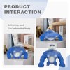 Zuhekti Squishy Monkey Toy Anime Figurine Latex Monkey Toys Jungle Animal Figurine, Squishy Gorilla Monkey Toy for Kids Child Boys Girls（Blue）