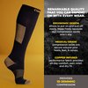 CopperJoint Copper Compression Socks for Women & Men - Diabetic Socks, Improves Circulation, Reduces Swelling & Pain - For Nurses, Running, & Everyday Use - Copper Infused Nylon (Medium)