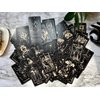 Shores Of Moon Luna Somnia Tarot Deck with Guidebook & Box - 78 Cards Complete Full Deck Starry Dreams Celestial Astrology Witchy Black Divination Tool