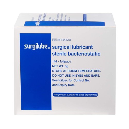Savage Labs Surgilube - Lubricating Jelly Lube (FKA Fougera) - 3 Gram Packets - Box of 144