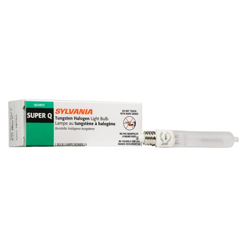 Sylvania Halogen 250W T12 Tube Light Bulb, Dimmable, E11 Can Screw Base, 4850 Lumens, 2950K, 100 ...