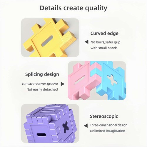SOPHIYAYA DIY Building Blocks for Toddlers & Kids 260 Pcs Toy Building Sets – STEM Building Toys –Interlocking Building Blocks for Toddlers and Kids