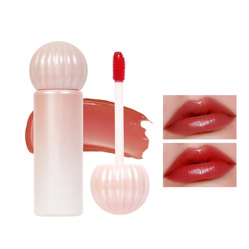 Easilydays Hydrating Lip Gloss with Mirror Finish Moisturizing & Comfortable Lightweight Lip Glaze, Shiny Glass Lip Look Longlasting Plumping Lipgloss, Waterproof Non-Sticky Lipstick for Women, 07