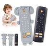 KIRALUMI Baby Remote Control Toy with Silicone Teether Cover - Baby Musical Toys, Early Number Learning in 3 Languages (English, Spanish & French), Preschool Boys Girls Toys Gift 6, 12, 18 Months.