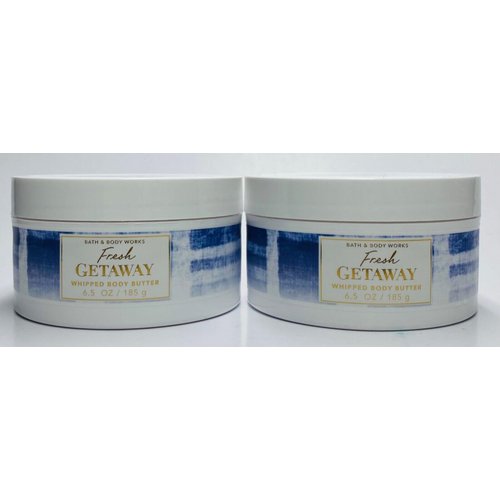 2 FRESH GETAWAY Whipped Body Butter Lotion bath body 6.5 oz
