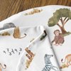 Sweet Jojo Designs Jungle Animals Boy Girl Gender Neutral Unisex Baby Cocoon Swaddle and Beanie Newborn Jersey Set Infant Wearable Blanket Going Home Outfit Set Green Boho Safari Elephant Giraffe