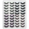 DYSILK Mink Lashes False Eyelashes - Wispy Lashes Natural Look 20 Pairs Lashes Pack 4 Styles Mixed Faux Mink Eyelashes 6D Fake Eyelashes Fluffy Cat Eye Lashes Pack| 11mm-20mm