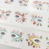 20 Sheets Glitter Fairy Makeup Tattoo Kit, Accessories For Women Christmas Mackup Temporary Tattoos Stickers For Eyes Princess Rave Party Favors Gifts