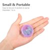 Opret Small Pill Box (3 Pcs), Cute Pill Case Portable for Pocket Purse Briefcase Travel Pills Box Medicine Storage Container Earplug Case (Rose&Blue&Purple)