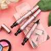 POPMISOLER 5 Pcs Liquid Eyeliner Pen Stamp Set, Dual Ended Black Eyeliner with Heart/Star/Triangle Shape Eye Liner Stamp Waterproof Long Lasting Stamp Makeup Eyeliner for Women Girls