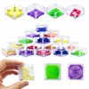 24 Pcs Balance IQ Maze Game，Mini Maze Cube Puzzle Box 3D Brain Maze Toy Puzzles Party Favor Games, Ideal Prizes Gifts for Kids and Adults