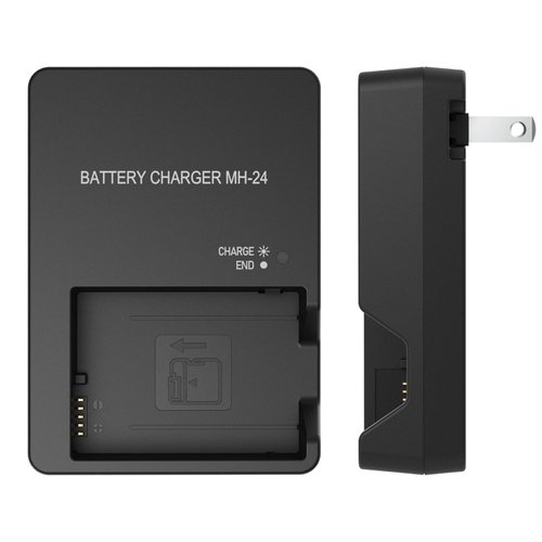 MH-24 Wall Battery Charger for Nikon EN-EL14 EN-EL14A Battery for Nikon D5300 D3400 D5500 D5200 D3100 D3200 D3300 D3500 D5600 D5100 DF Coolpix P7800 P7700 P7100 P7000 Camera Power Supply